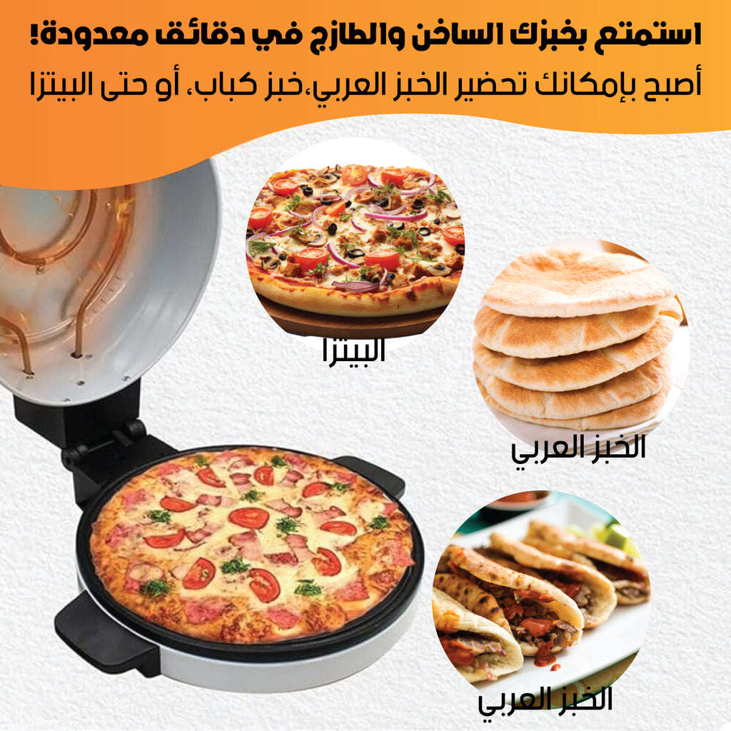 Bread, pizza, crepe maker
